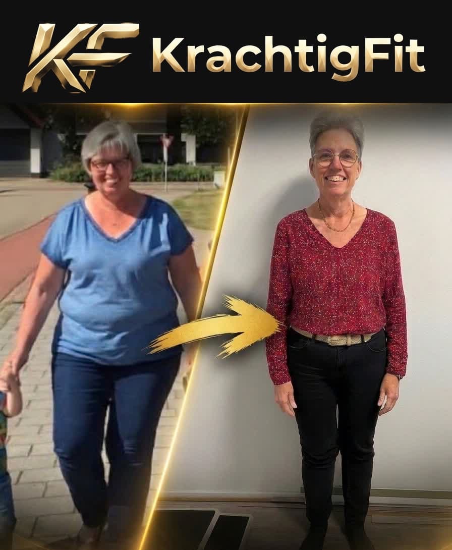 Voor- en na-resultaat van een KrachtigFit-klant